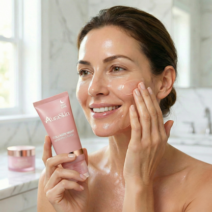 Masque de nuit au collagène - Aura skin